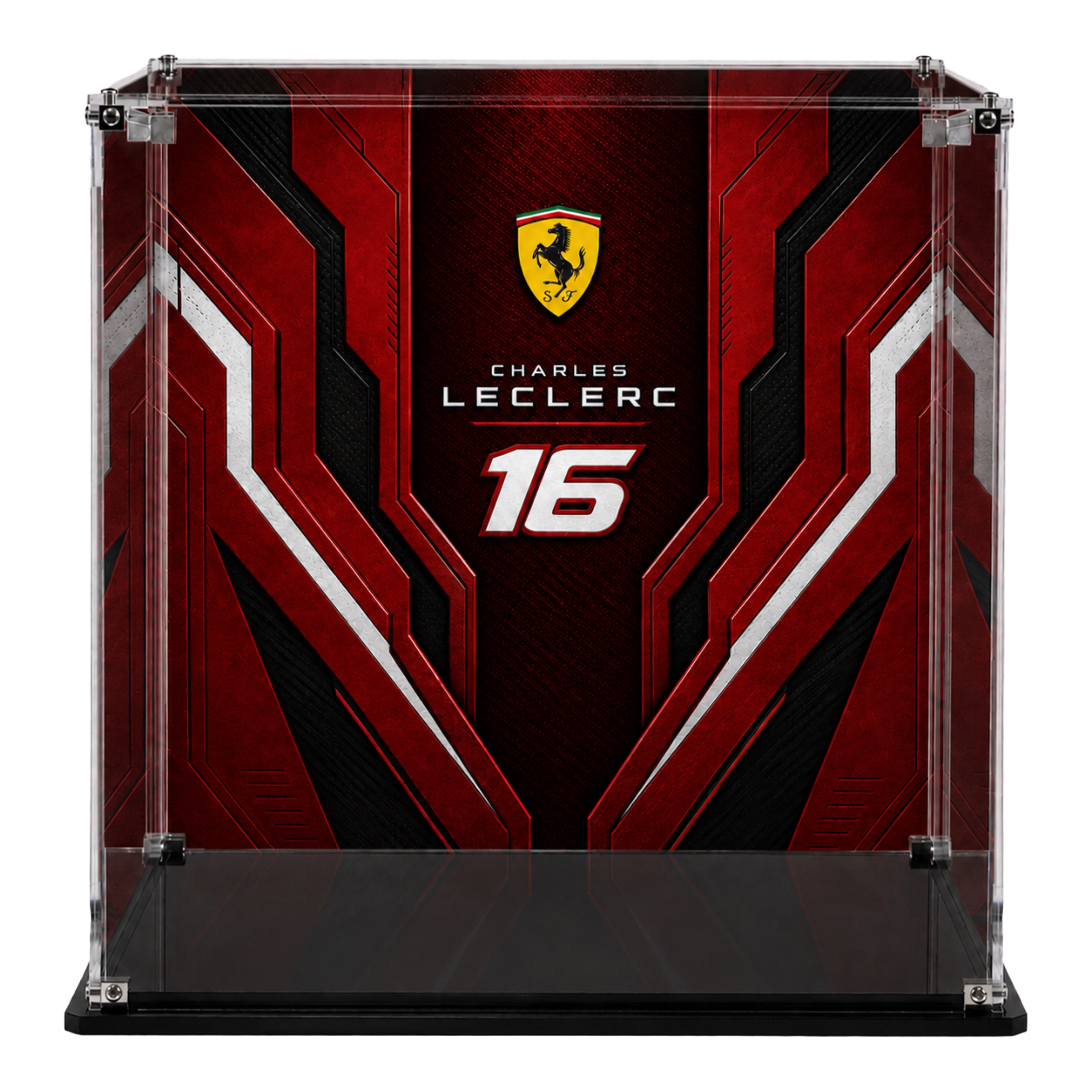 Display Case For LEGO® Scuderia Ferrari HP Charles Leclerc Helmet (43014)