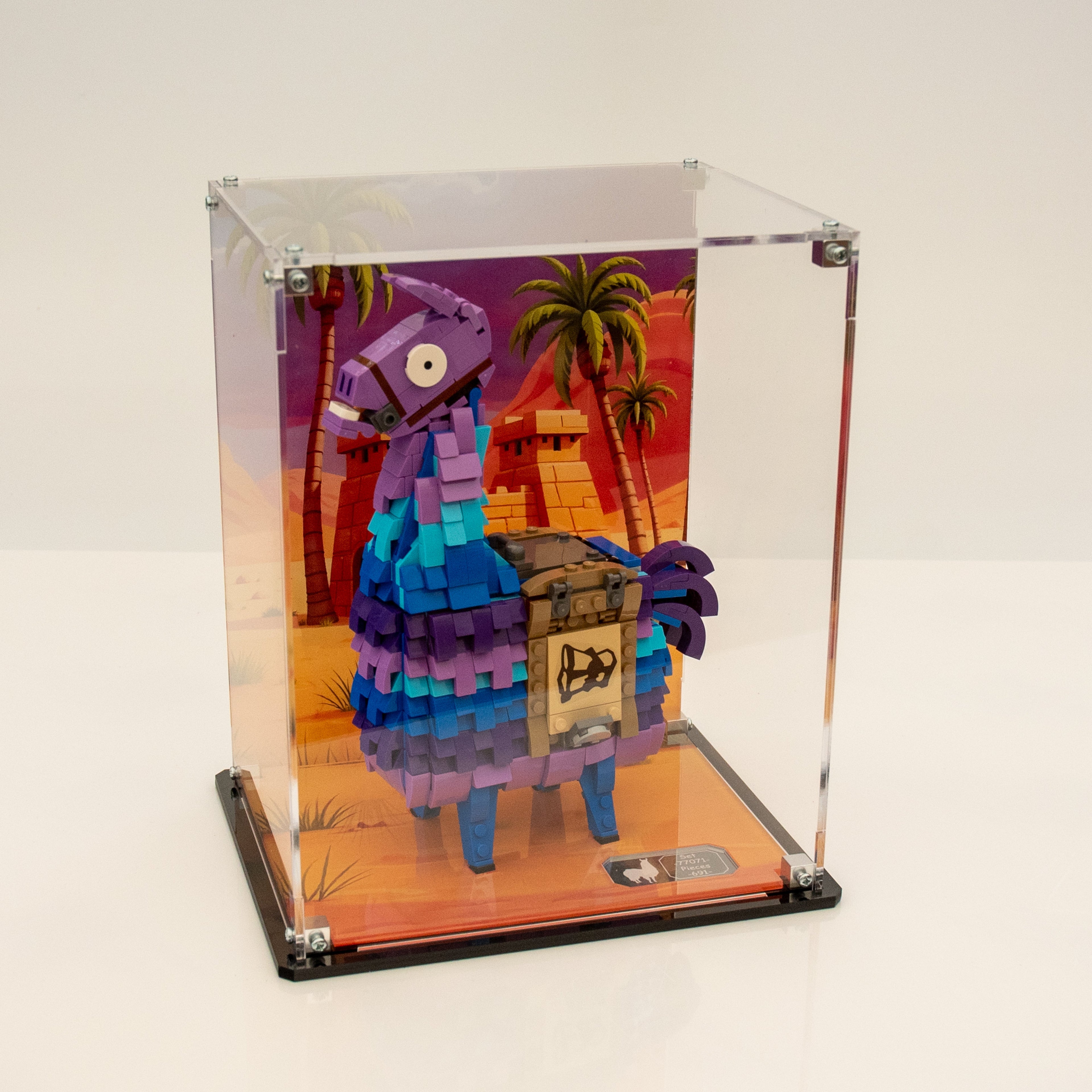 Display Case for LEGO® LEGO® Fortnite™: Supply Llama (77071)
