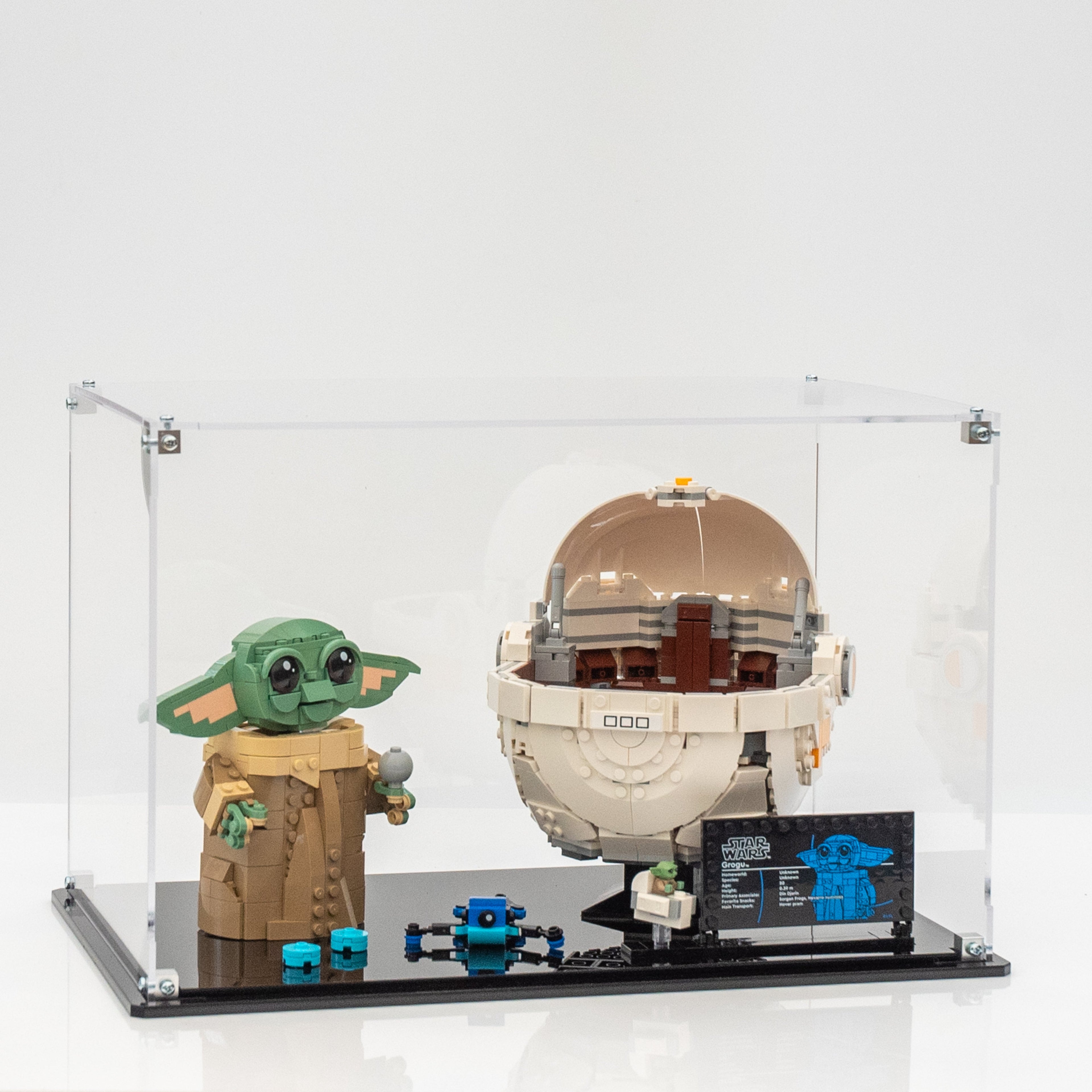 Display Case for LEGO® Star Wars: Grogu with Hover Pram (75403)