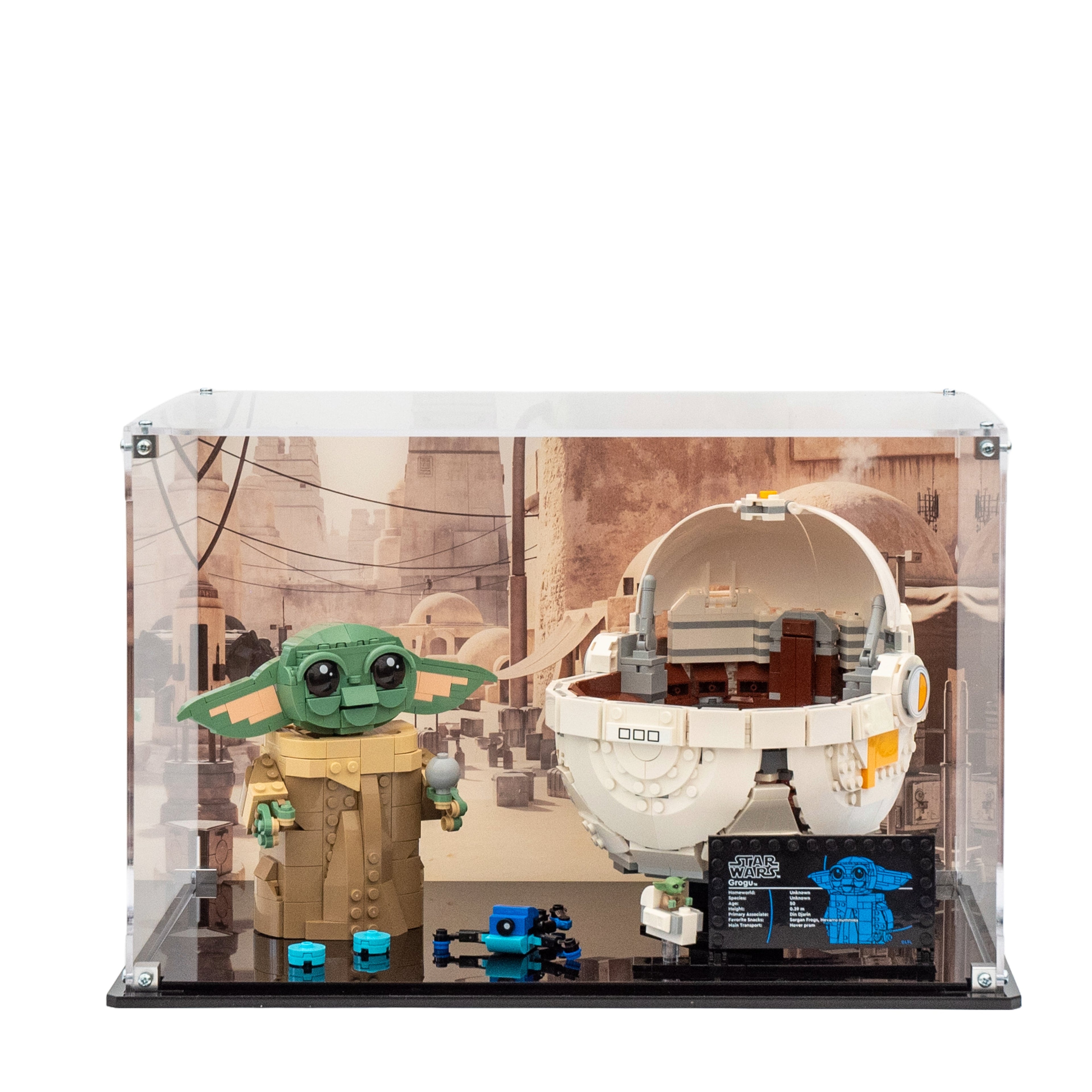 Display Case for LEGO® Star Wars: Grogu with Hover Pram (75403)