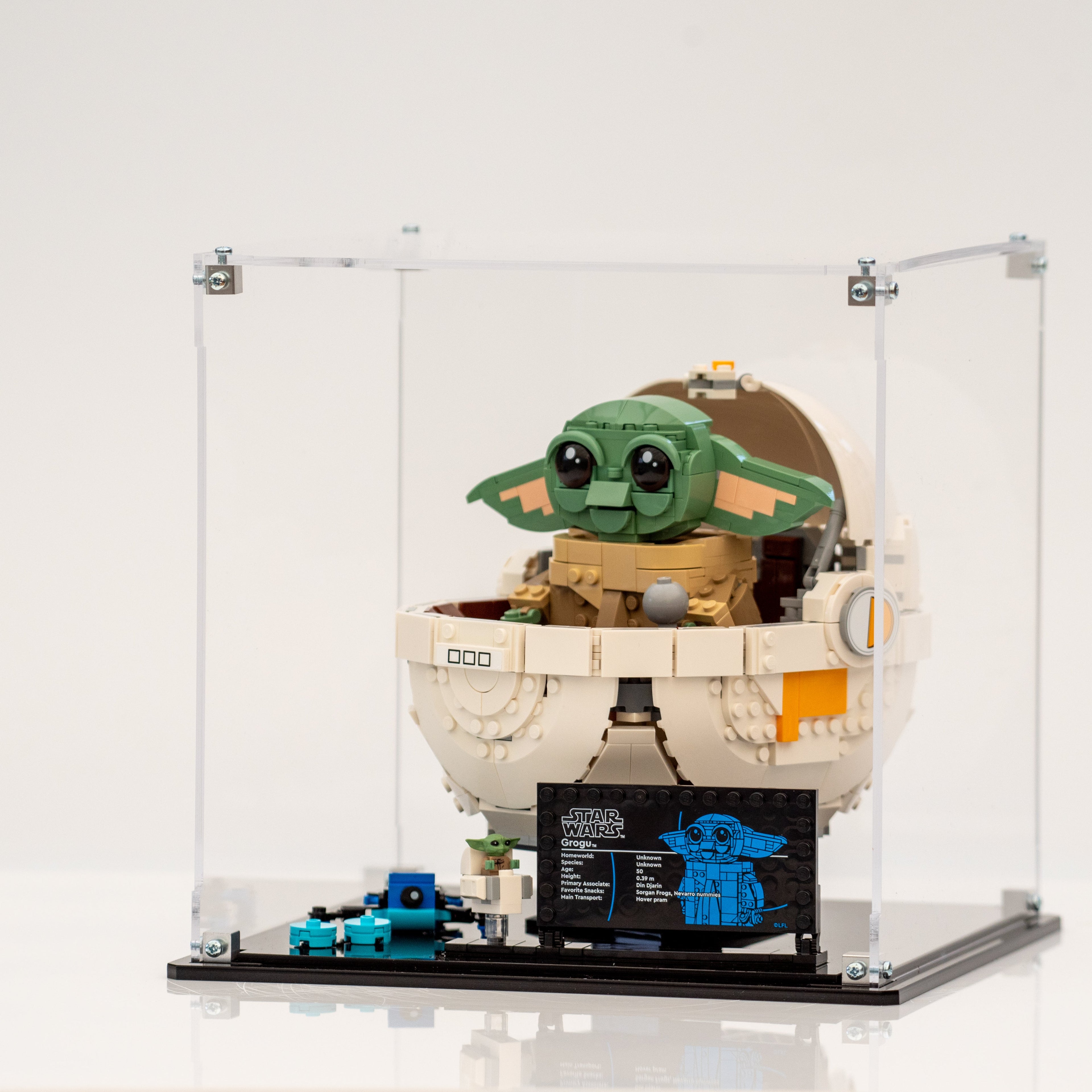 Display Case for LEGO® Star Wars: Grogu with Hover Pram Compact(75403)