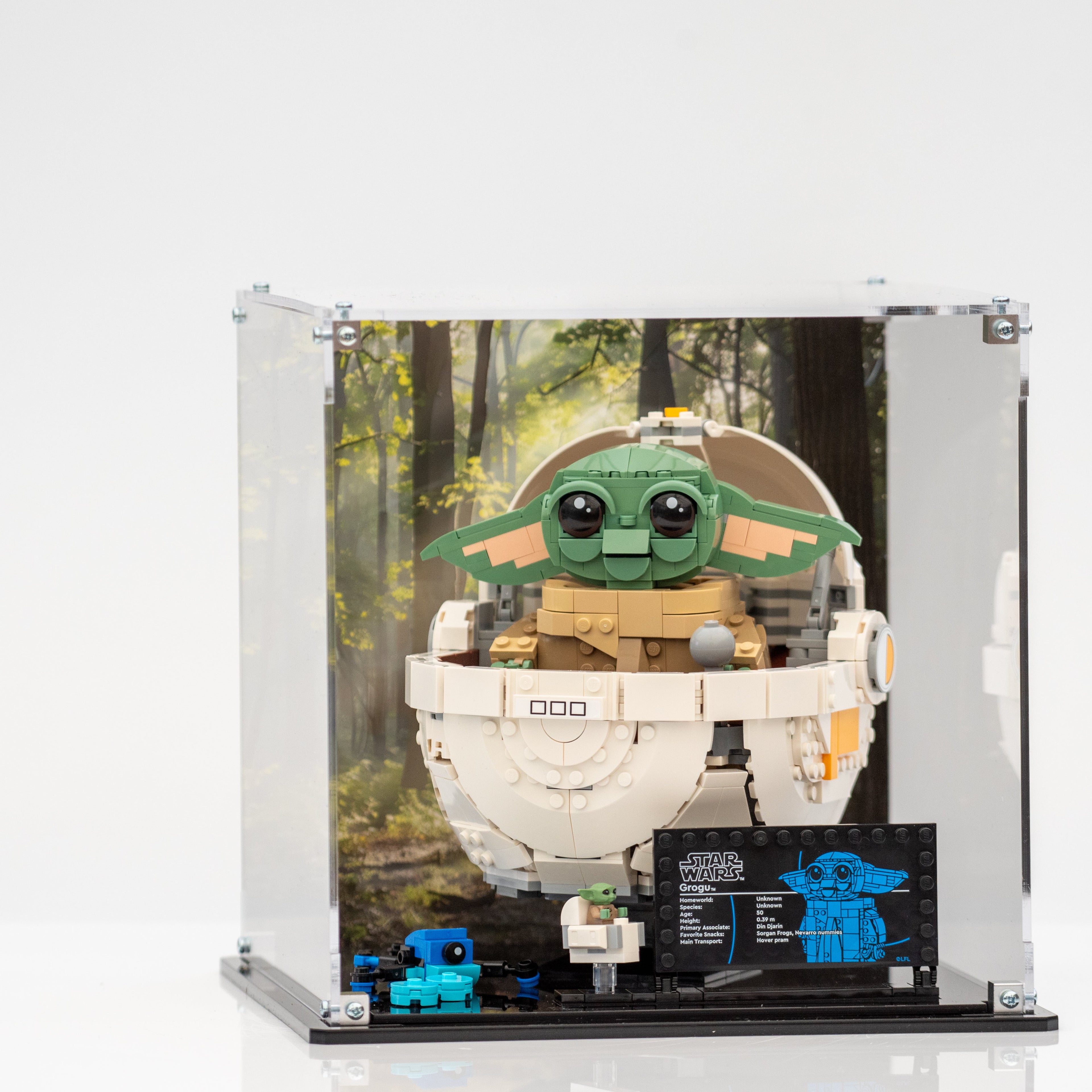 Display Case for LEGO® Star Wars: Grogu with Hover Pram Compact(75403)