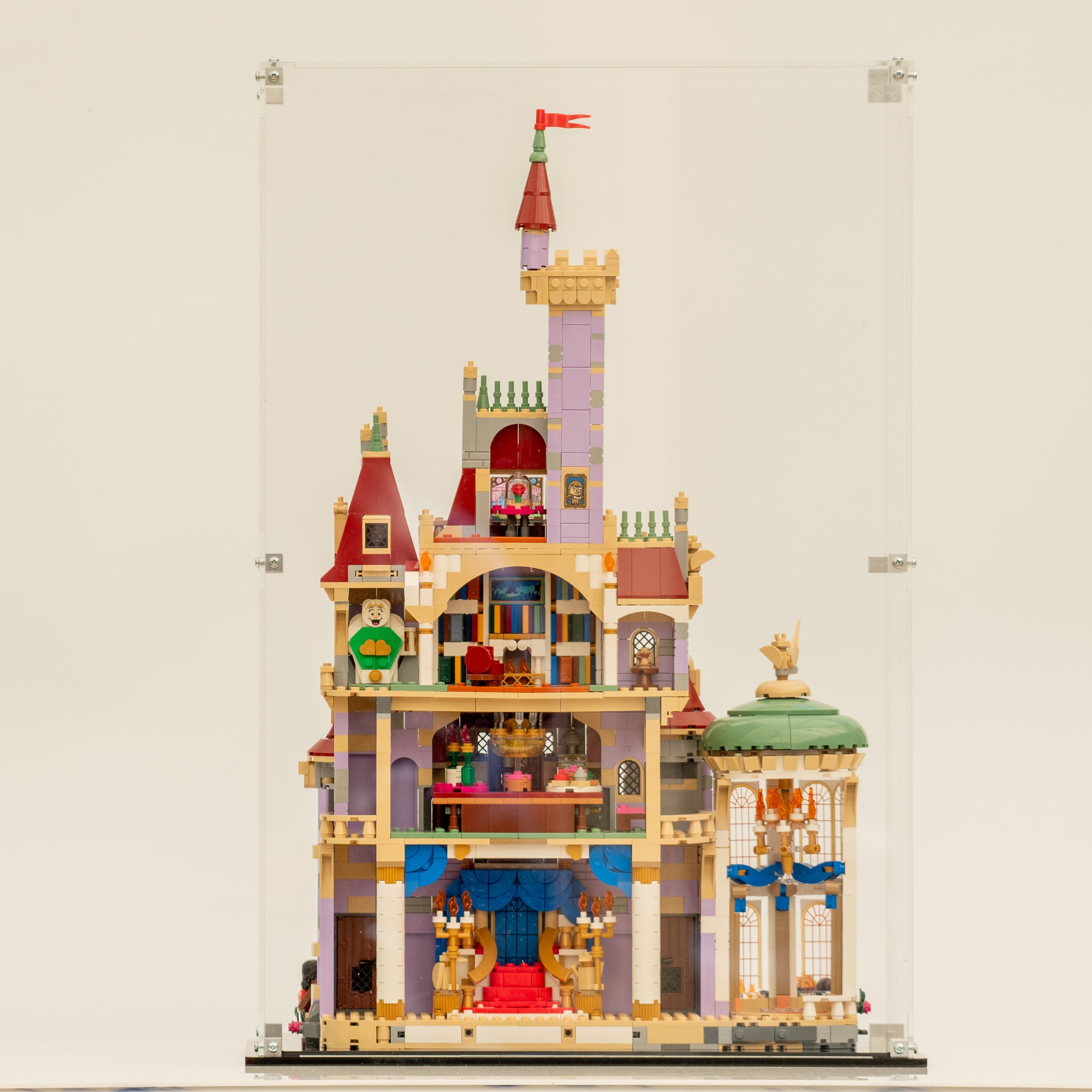 Display Case For LEGO® Disney Beauty and the Beast Castle (43263)