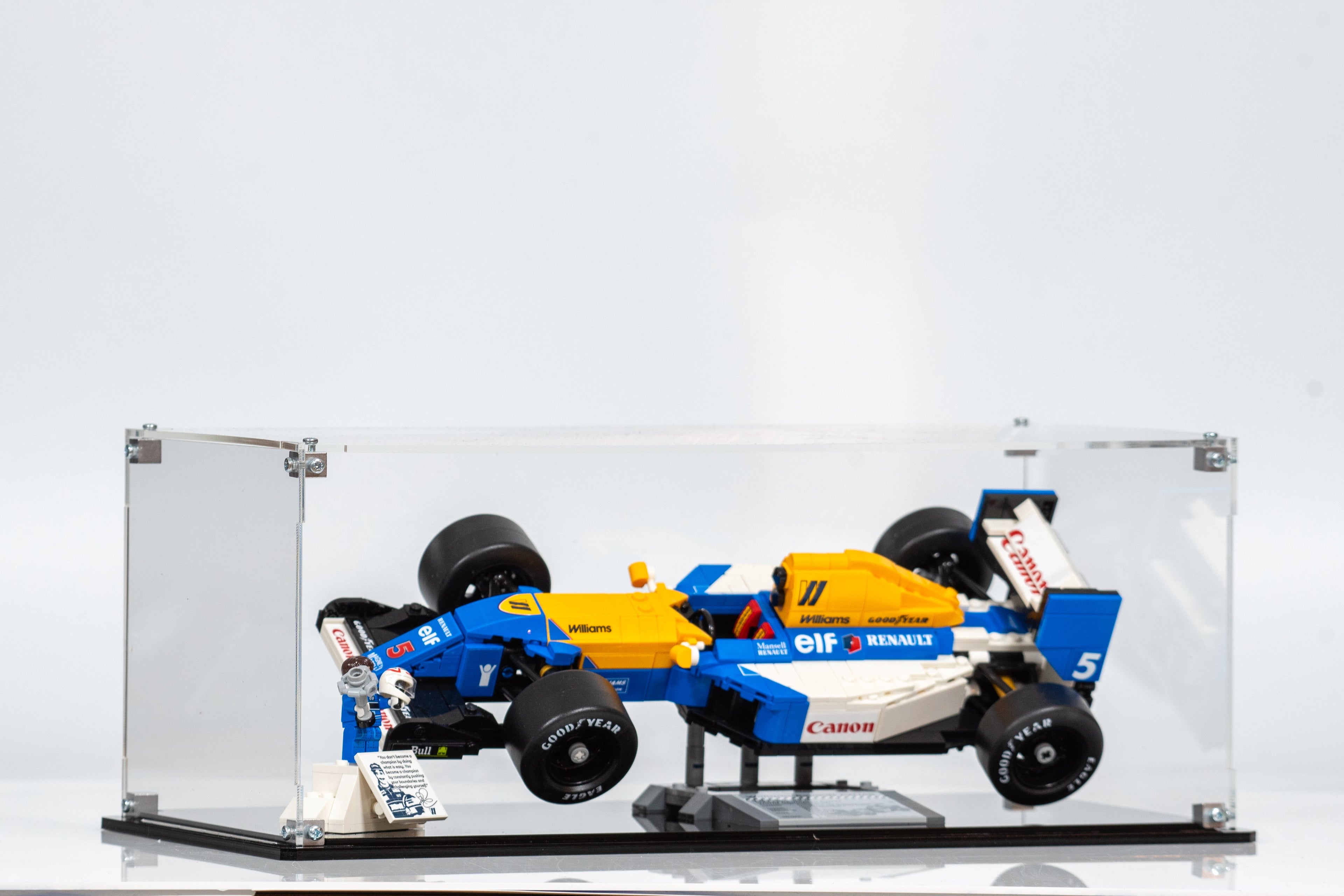 Display Case For LEGO® Icons: Williams Racing FW14B & Nigel Mansell (10353)