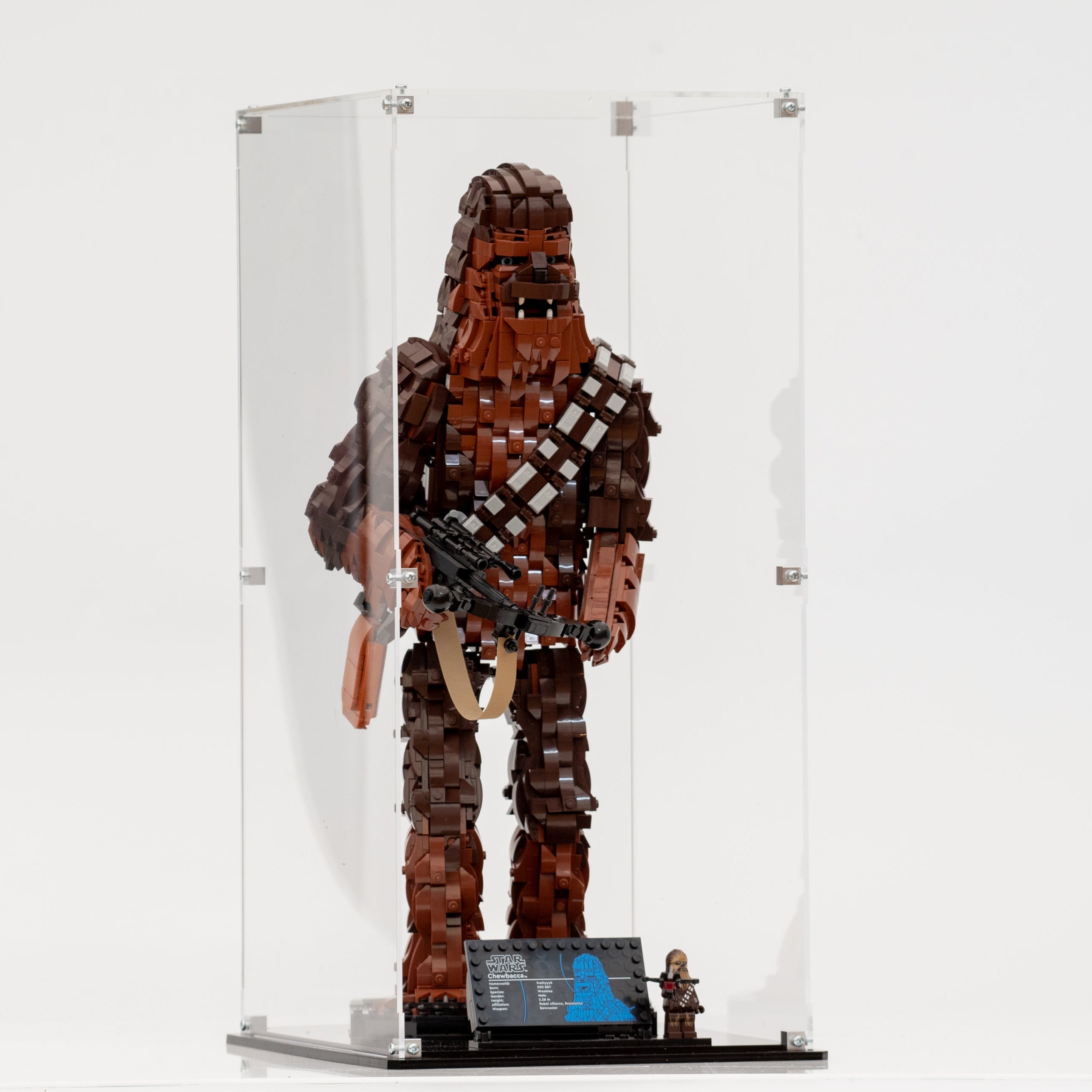 Display Case for LEGO Star Wars Chewbacca (75371)