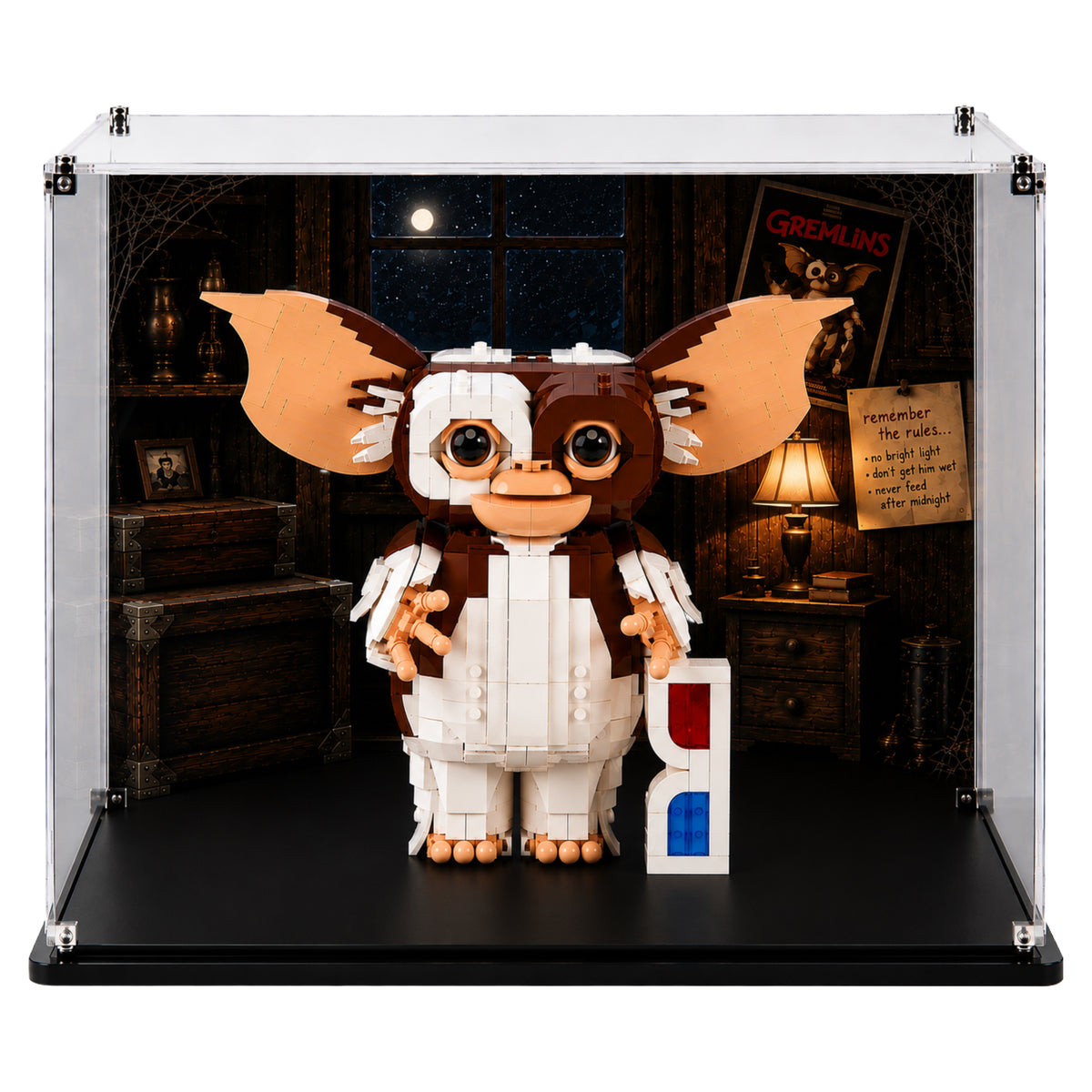 Display Case For LEGO® Ideas Gremlins Gizmo (21361)