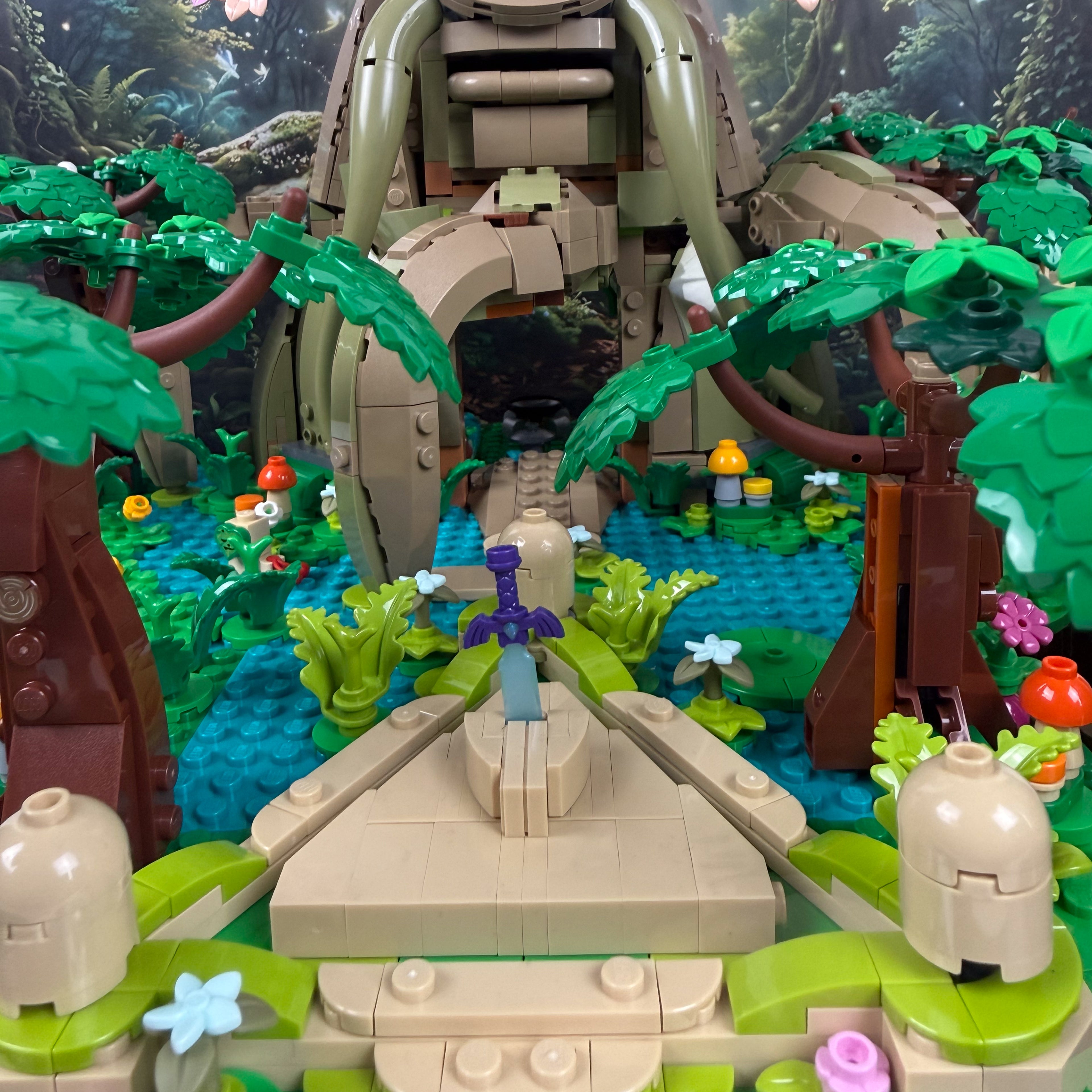 Display Case For LEGO® The Legend of Zelda Great Deku Tree 2-in-1 77092