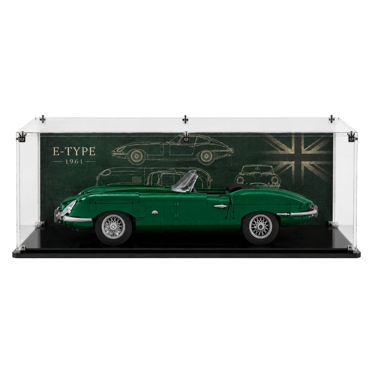 Display Case For LEGO® Icons Jaguar E-Type (11381)