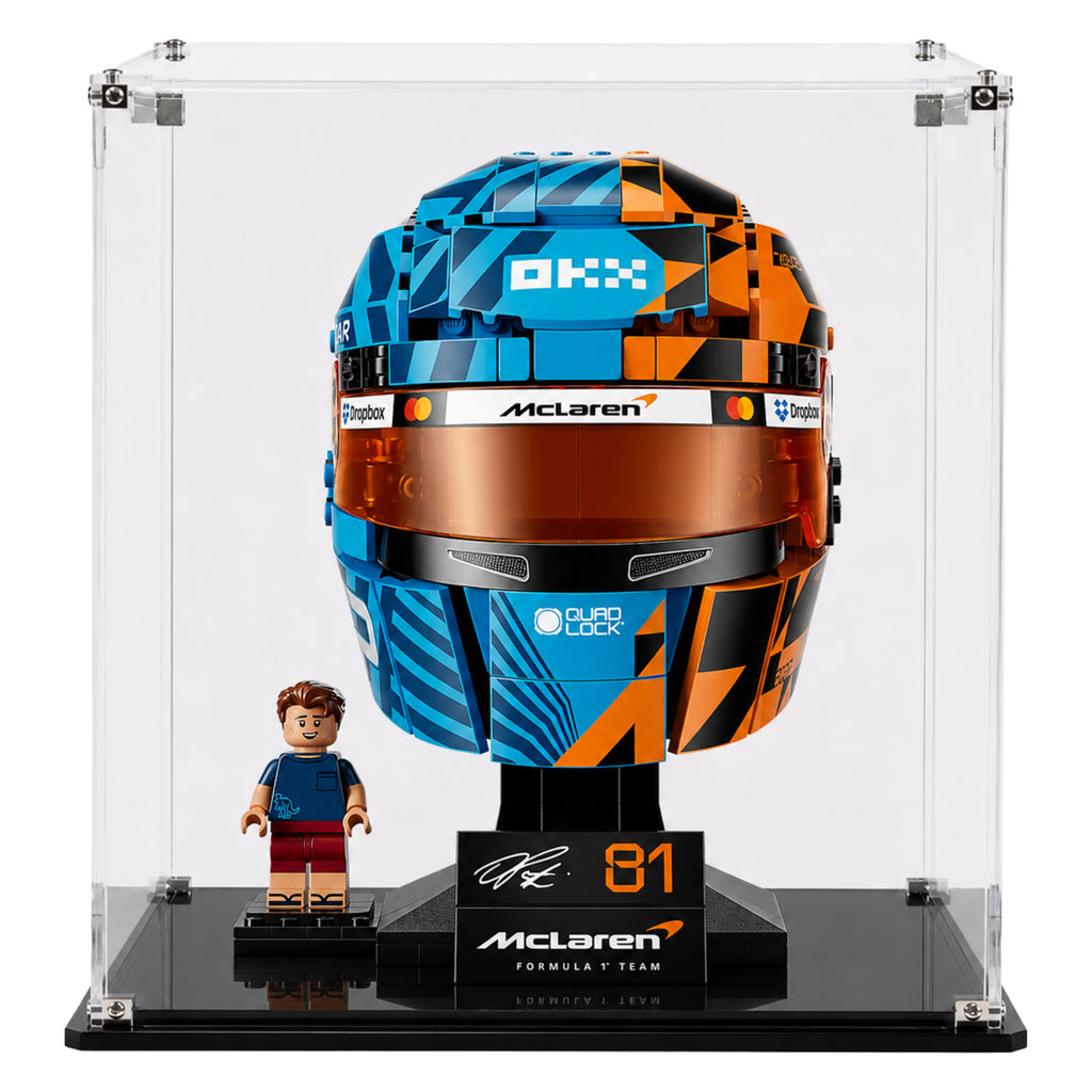 Display Case For LEGO® McLaren F1 Team Oscar Piastri Helmet 43017