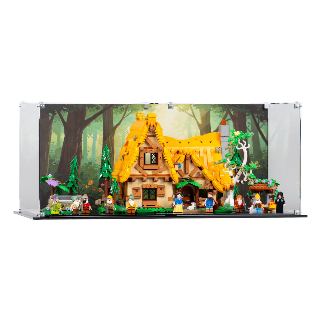 Display Case for LEGO Snow White and the Seven Dwarfs' Cottage (43242)