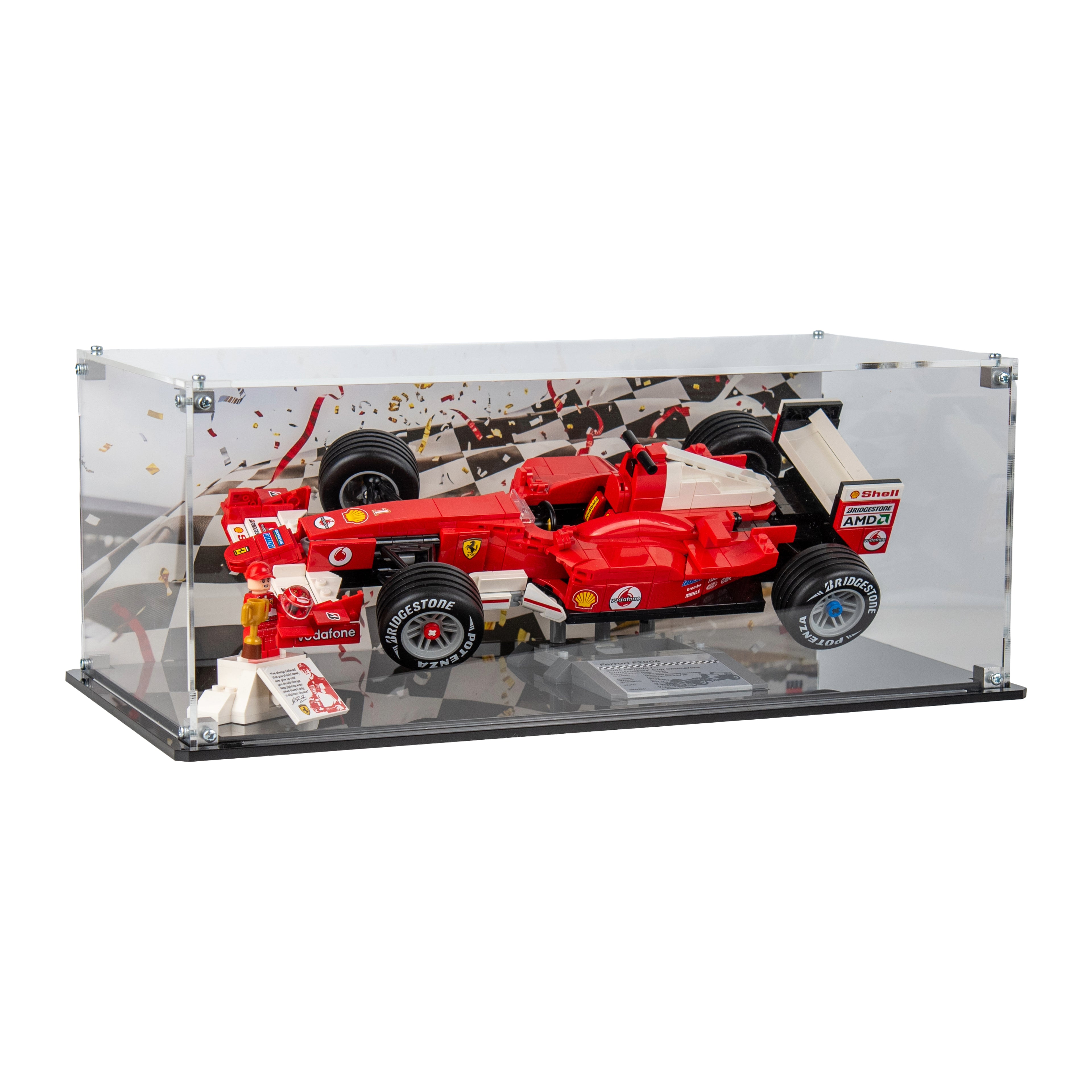 Display Case For LEGO® Icons: Ferrari F2004 & Michael Schumacher (11375)