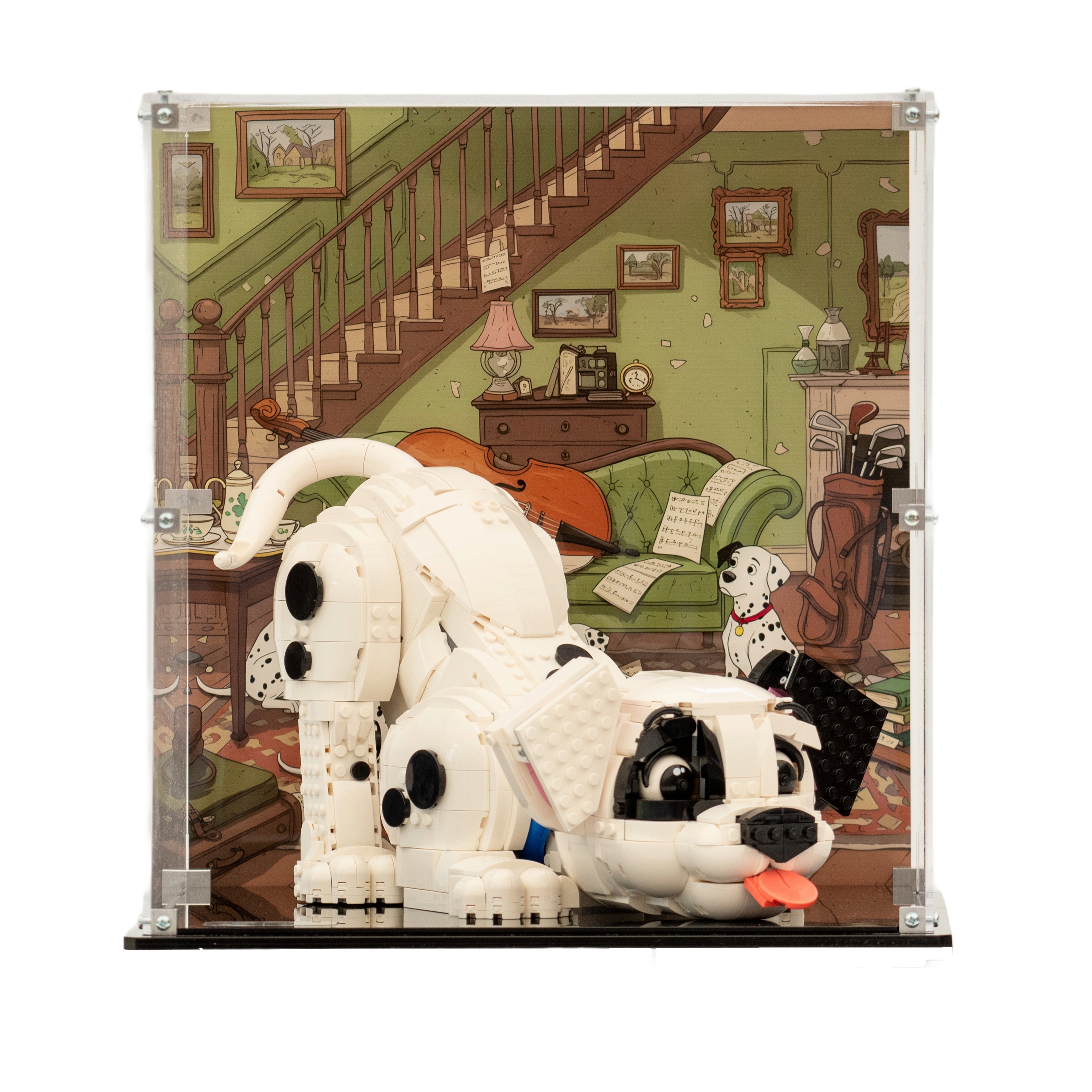 Display Case for LEGO® 101 Dalmatians Puppy Model (43269)