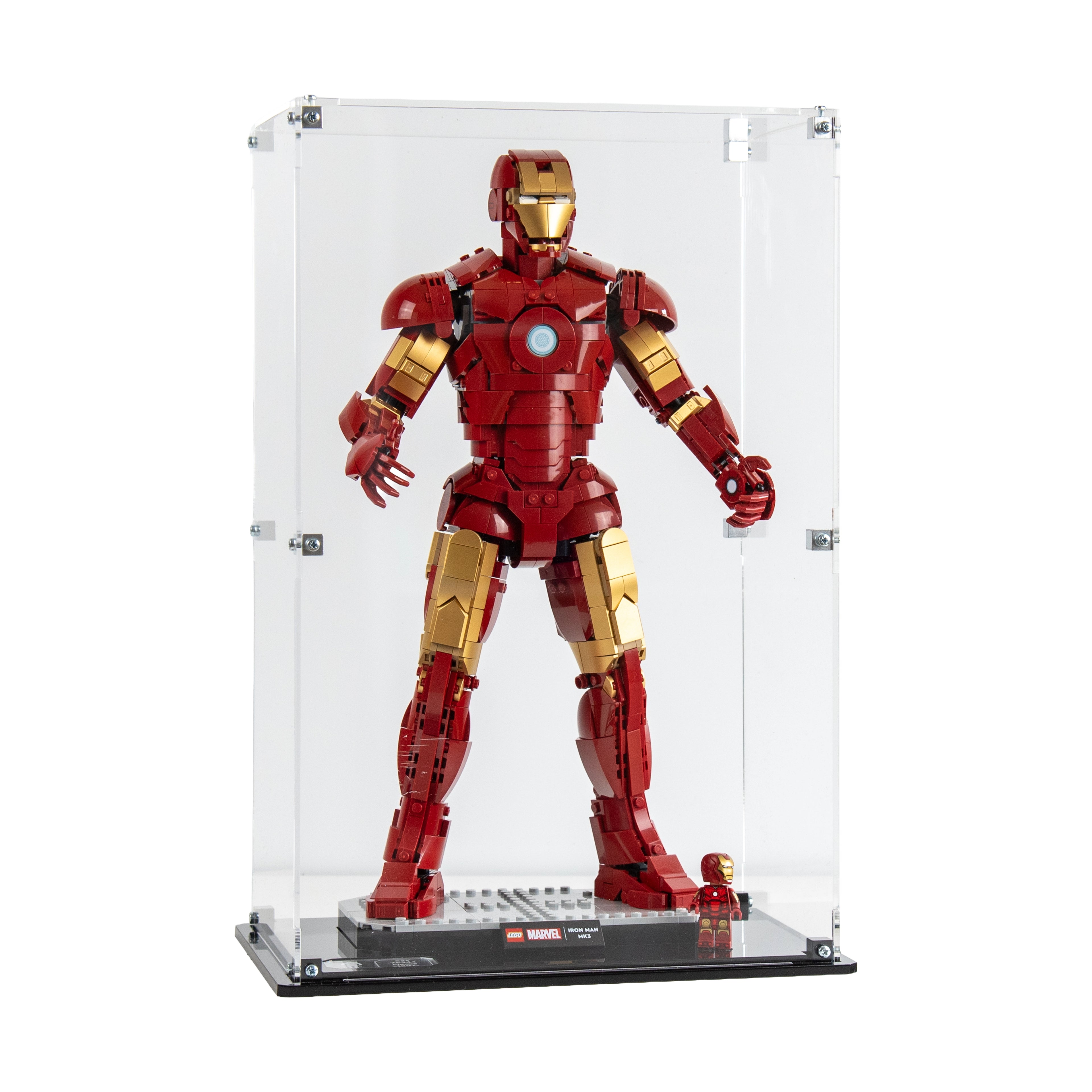 Display Case For LEGO® Marvel: Iron Man Mark 3 Collectors Edition 76344