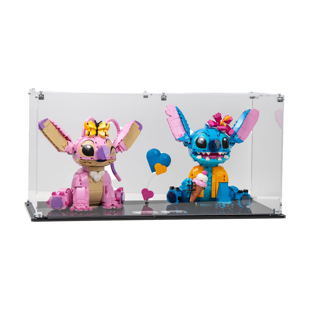 Display Case For LEGO®  Disney Stitch (43249) & Angel  (43257)