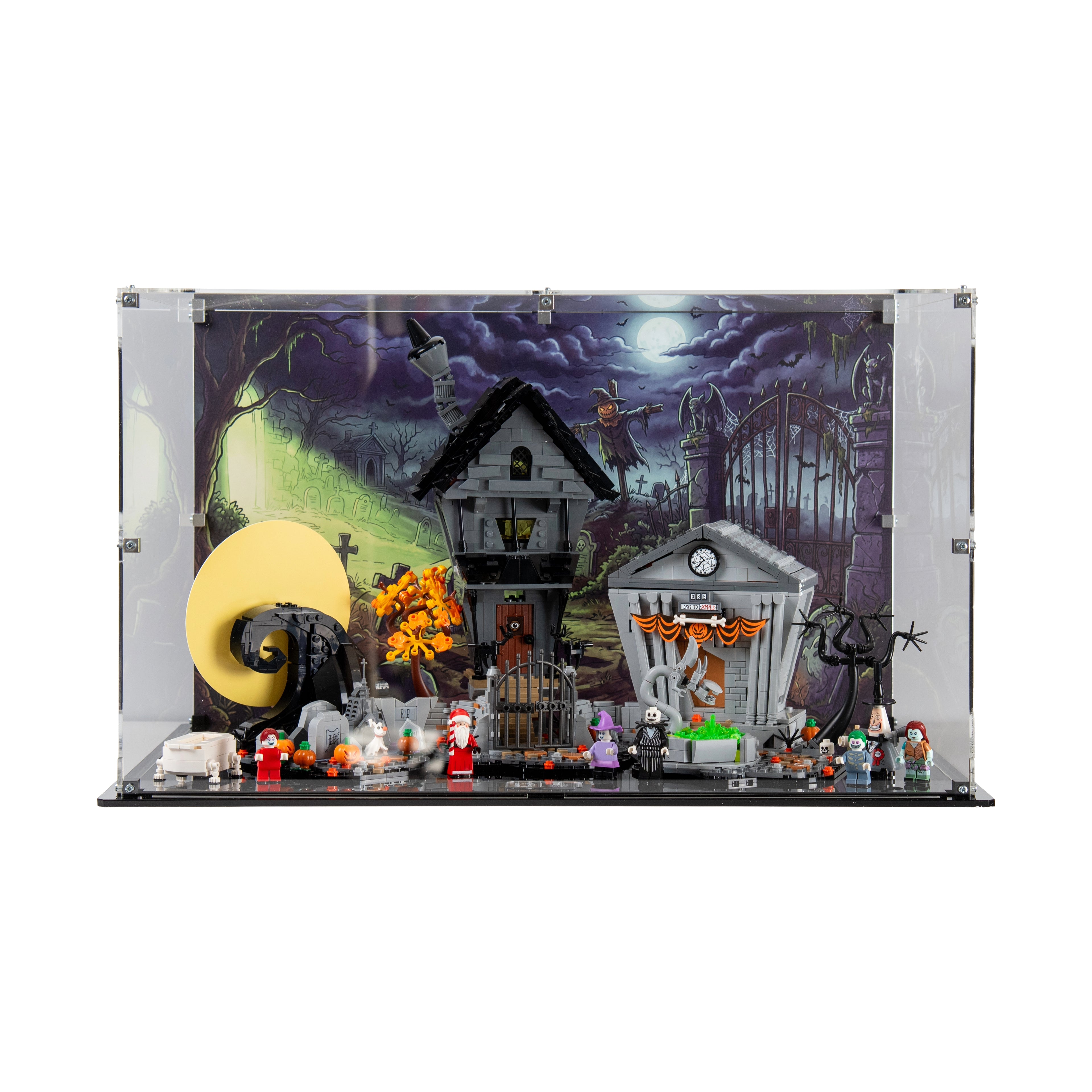 Display Case For LEGO® Ideas: The Nightmare Before Christmas (21351)