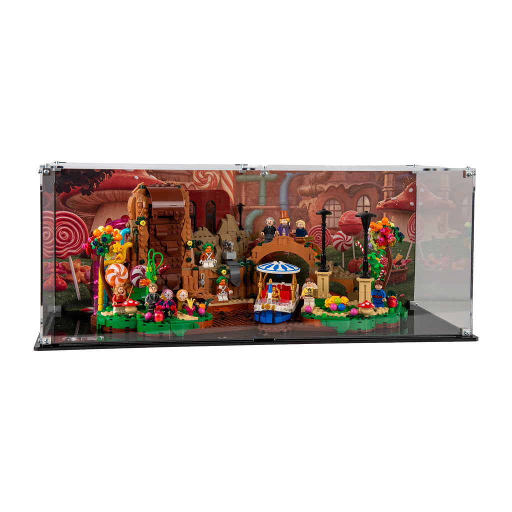 Display Case For LEGO®  Willy Wonka & the Chocolate Factory (21360)