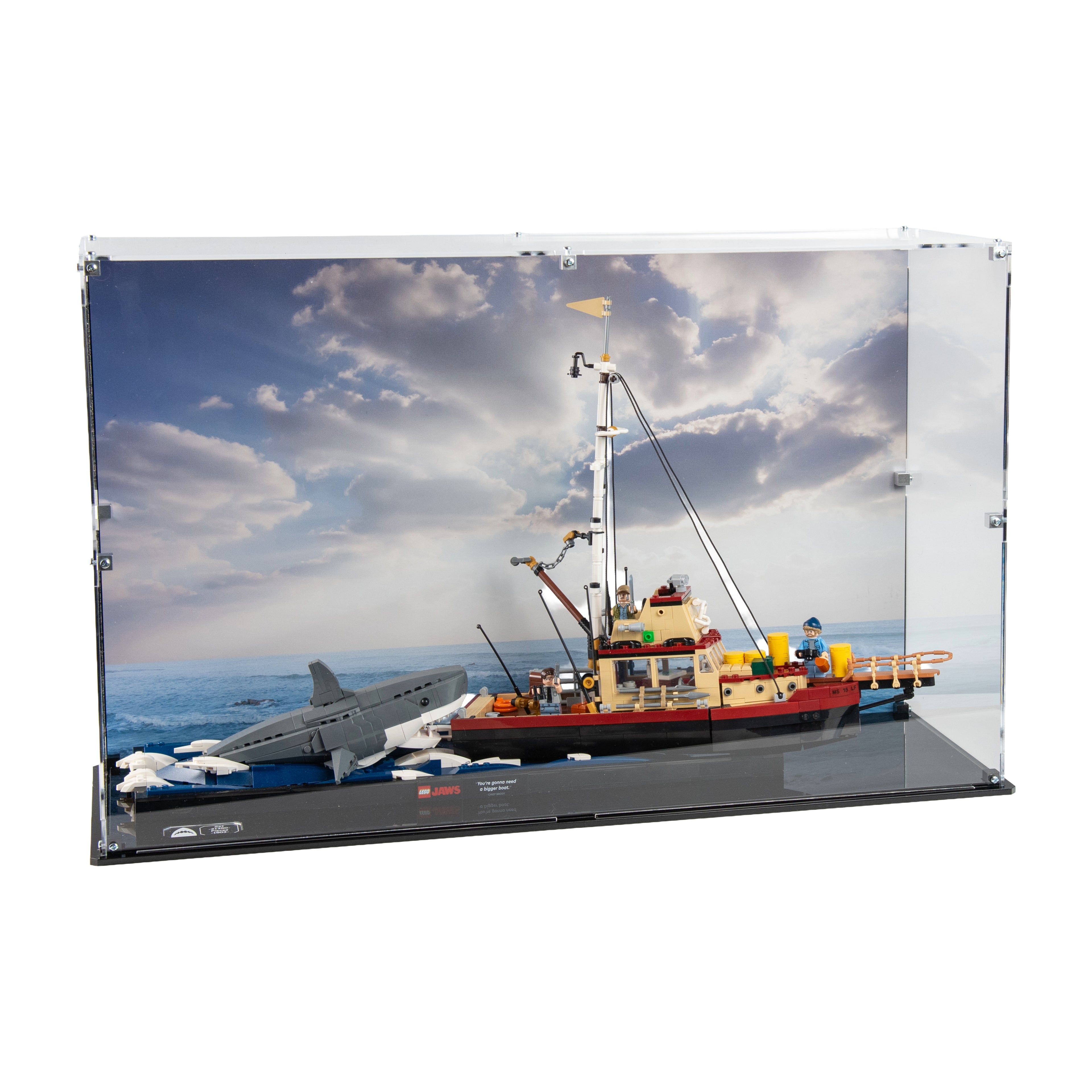 Display Case For LEGO®  Ideas Jaws (21350)