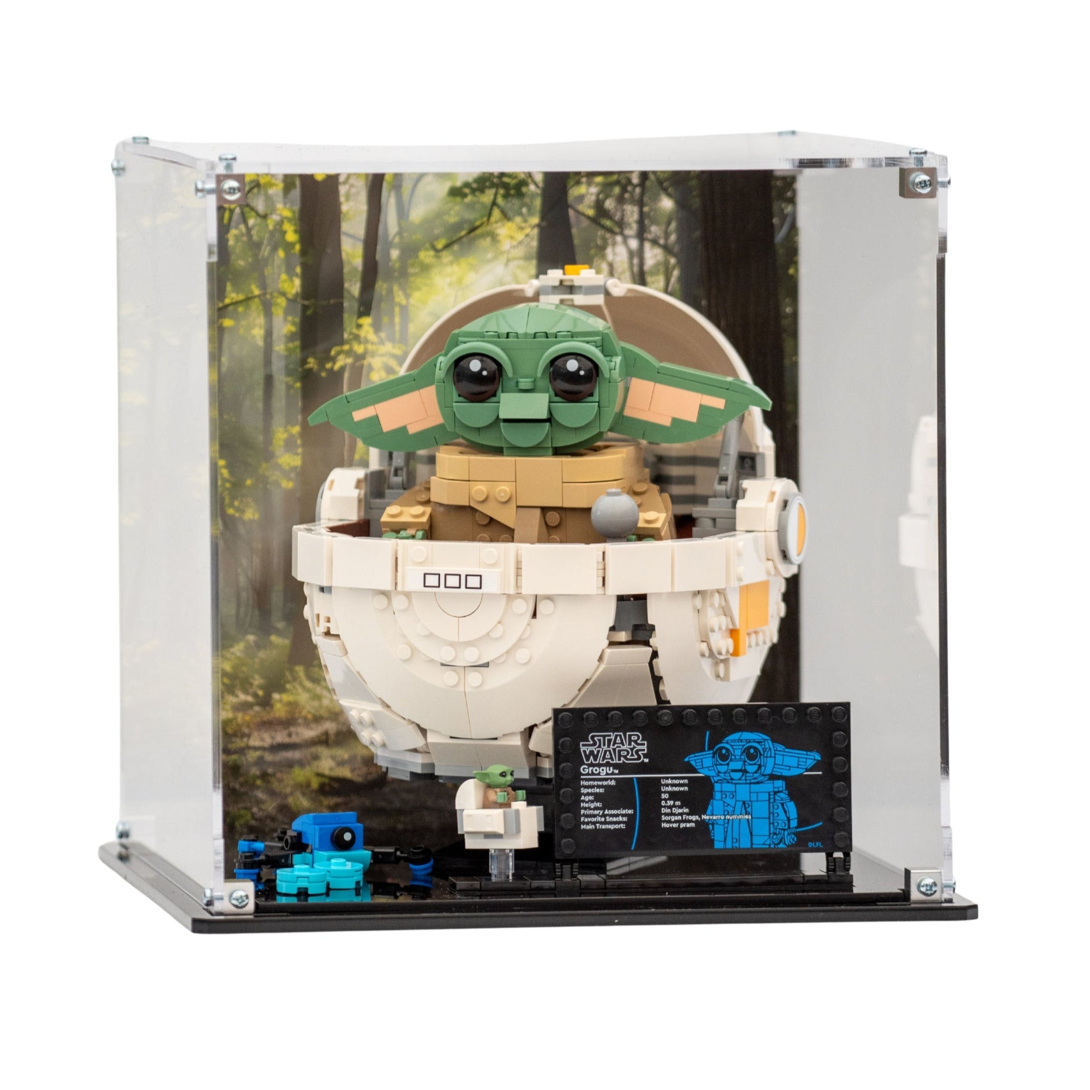 Display Case for LEGO® Star Wars: Grogu with Hover Pram Compact(75403)