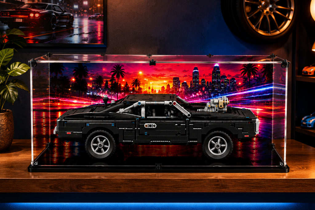 Display Case For LEGO® Fast and Furious Dodge Charger R/T Car 42231