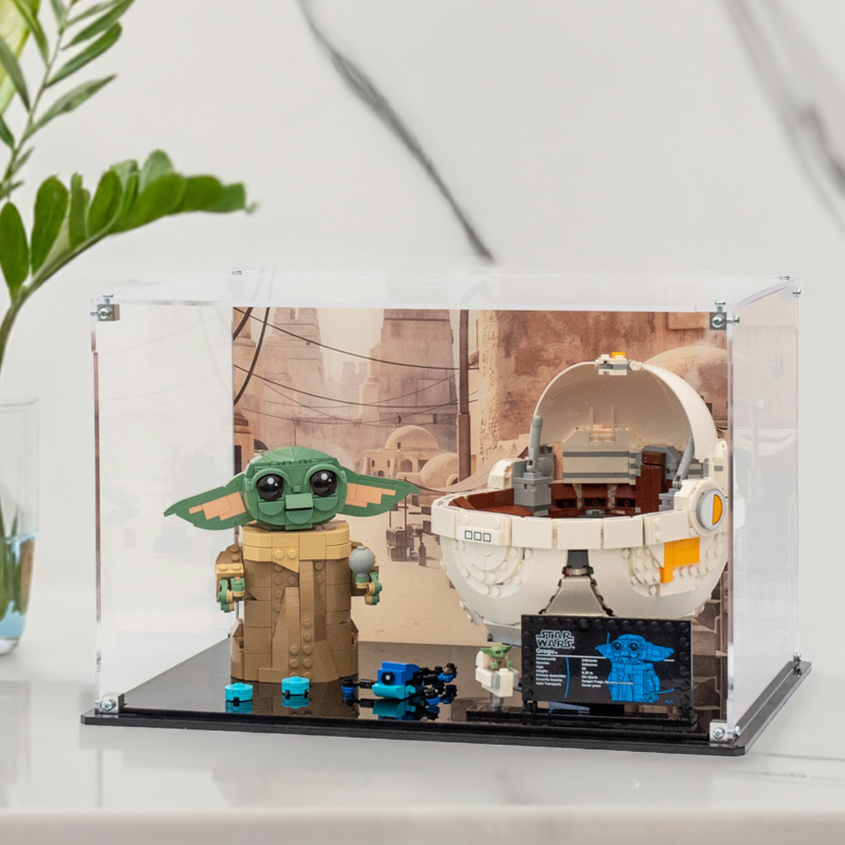 Display Case for LEGO® Star Wars: Grogu with Hover Pram (75403)