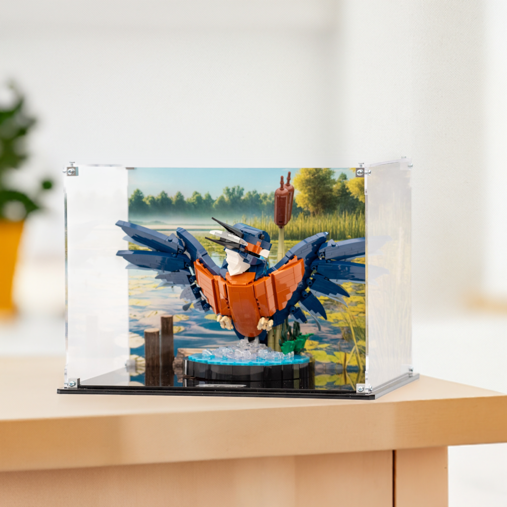 Display Case for LEGO® Icons Kingfisher (10331)