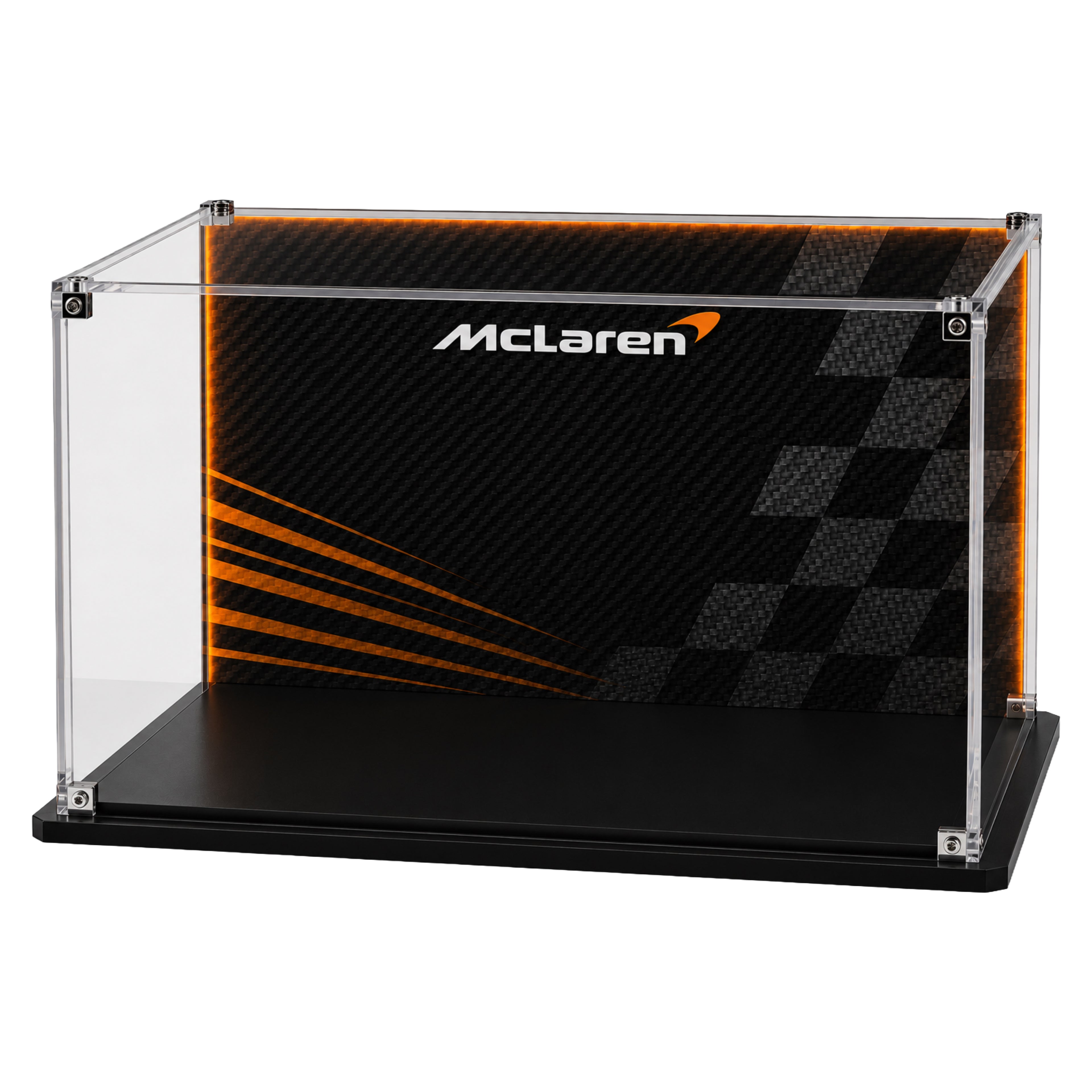 Display Case For LEGO® Mclaren Lando Norris Helmet (43023) & Oscar Piastri Helmet (43017)