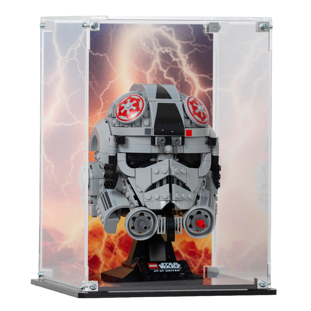 Display Case for LEGO Star Wars: AT-AT Driver Helmet (75429)