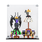 Display Case for LEGO Maleficent's and Cruella De Vil's Dresses (43262)