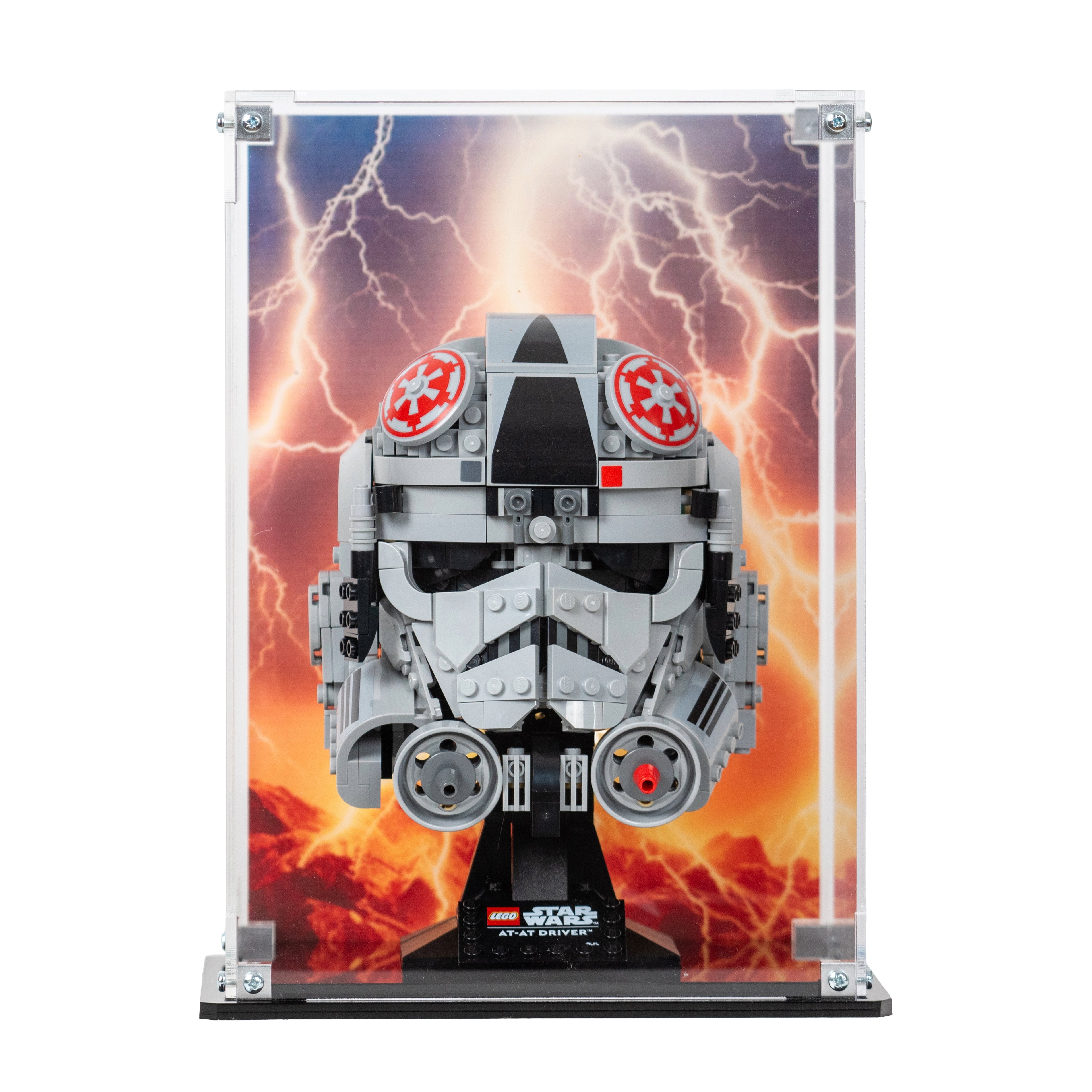 Display Case for LEGO Star Wars: AT-AT Driver Helmet (75429)
