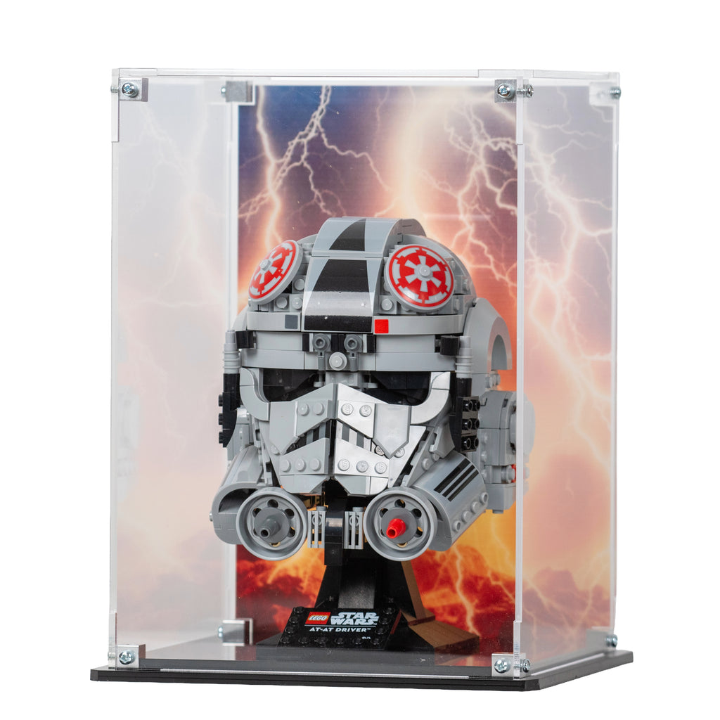 Display Case for LEGO Star Wars: AT-AT Driver Helmet (75429)